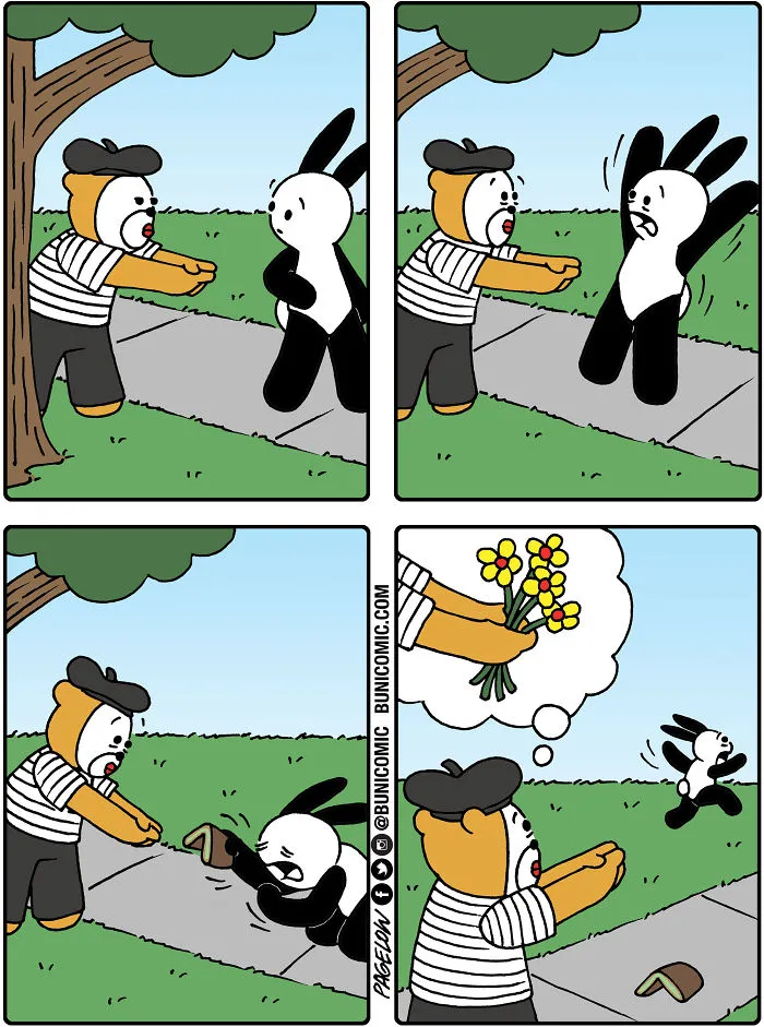 My 67 Cute Bunny Comics That Often Don't End Well