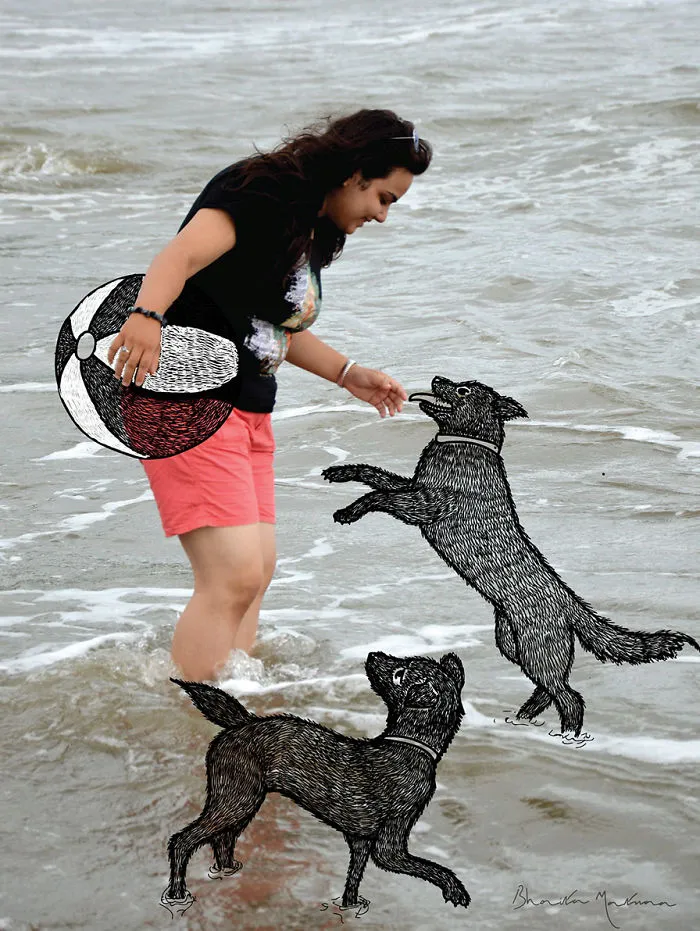 I Doodle On My Friends' And Family Photos When I'm Bored, And Here's The Result (20 Pics)