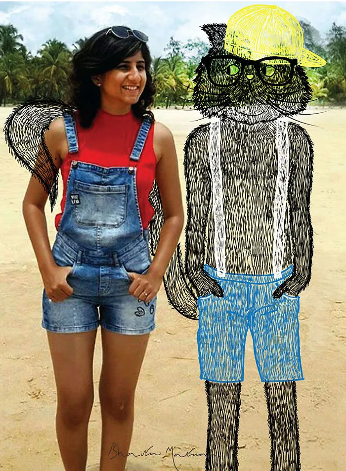 I Doodle On My Friends' And Family Photos When I'm Bored, And Here's The Result (20 Pics)