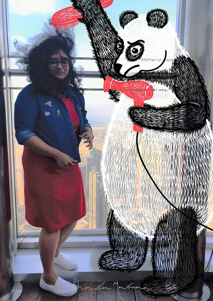I Doodle On My Friends' And Family Photos When I'm Bored, And Here's The Result (20 Pics)