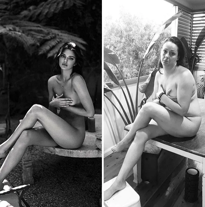 Esta mujer sigue recreando de forma divertida las fotos de Instagram de los famosos, y los resultados son mejores que el original (Nuevas imágenes)