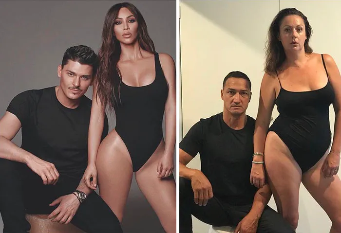 Woman Continues To Hilariously Recreate Celebrity Instagram Pics, And The Result Is Better Than The Original (New Pics)