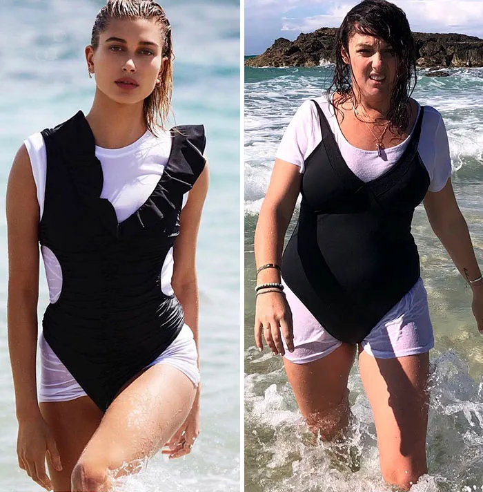 Esta mujer sigue recreando de forma divertida las fotos de Instagram de los famosos, y los resultados son mejores que el original (Nuevas imágenes)