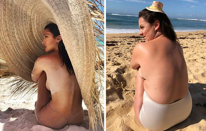 Woman Continues To Hilariously Recreate Celebrity Instagram Pics, And The Result Is Better Than The Original (New Pics)
