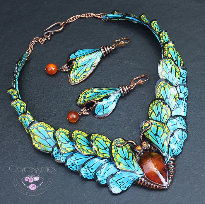 I Use Polymer Clay To Create Unique Butterfly Jewellery