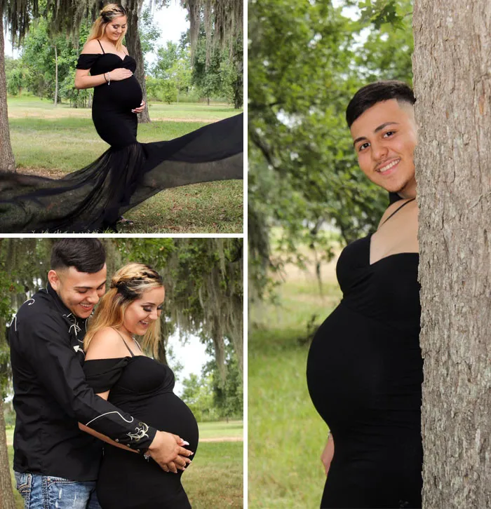 Mi novia y yo nos hicimos unas fotos de maternidad y...