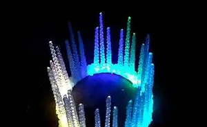 Amazing, Light Up, Wearable Art Made From Hot Glue!