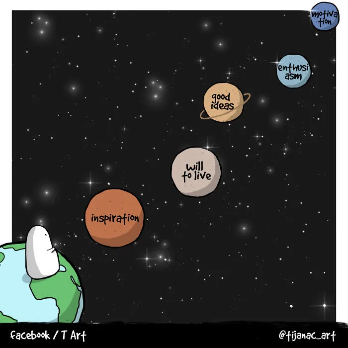 25 Satirical Comics That Illustrate My Life As A Freelance Artist