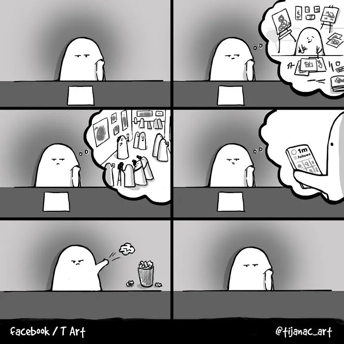 25 Satirical Comics That Illustrate My Life As A Freelance Artist