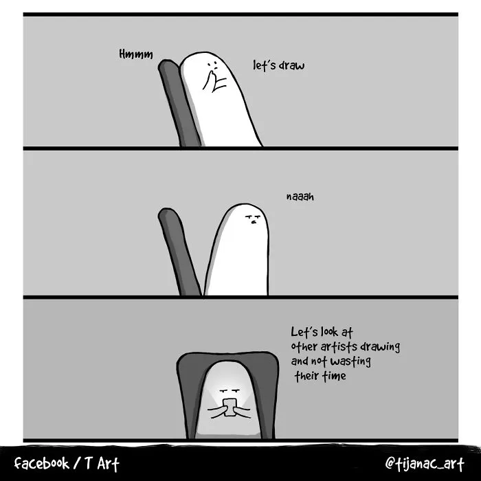 25 Satirical Comics That Illustrate My Life As A Freelance Artist