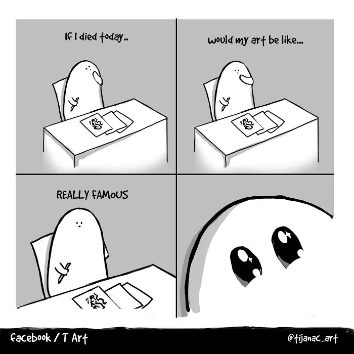 25 Satirical Comics That Illustrate My Life As A Freelance Artist