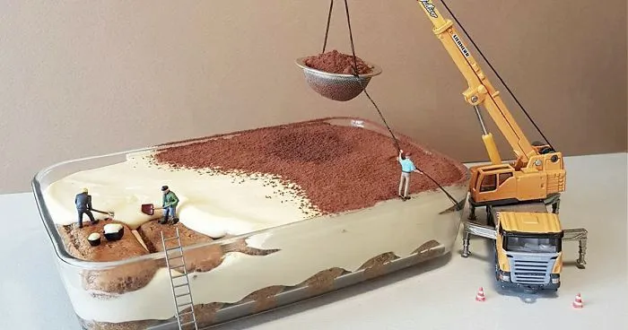 Confectioner Uses Desserts And Miniature People To Create Imaginary Situations