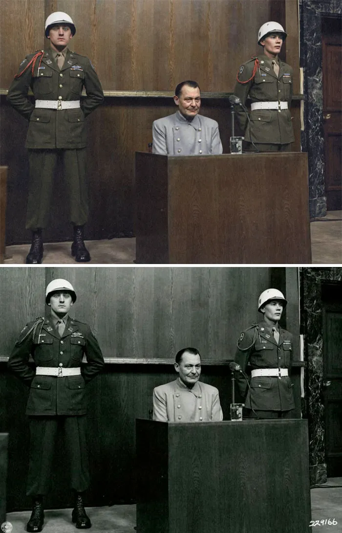 Hermann Göring en los juicios de Nuremberg, 1946