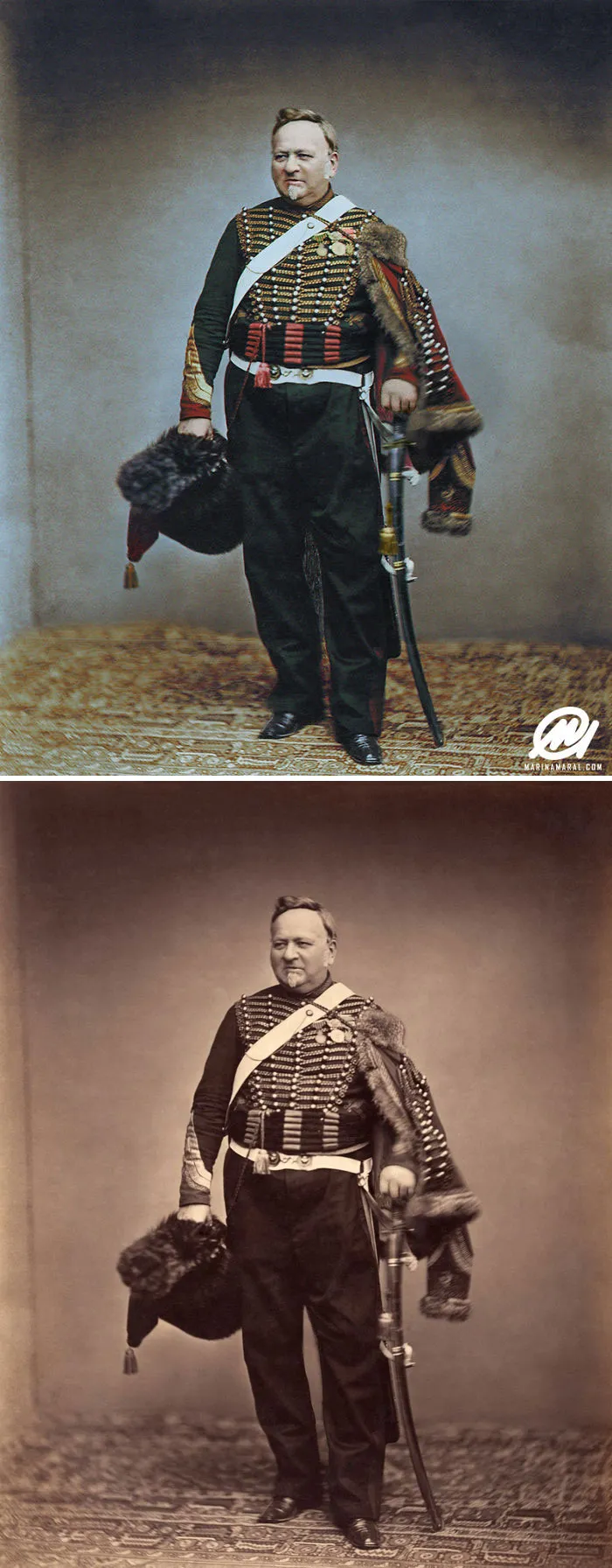 Napoleon’s Grande Armée Veterans. Burg – Fourrier Of The Grenadiers Of The Imperial Guard. Delignon – Marechal De Logis Guard Jager 1809 – 1815 (Actually Marechal Des Logis Chef - Sergeant Major Chasseurs ‘A’ Cheval De La Garde Imperiale.