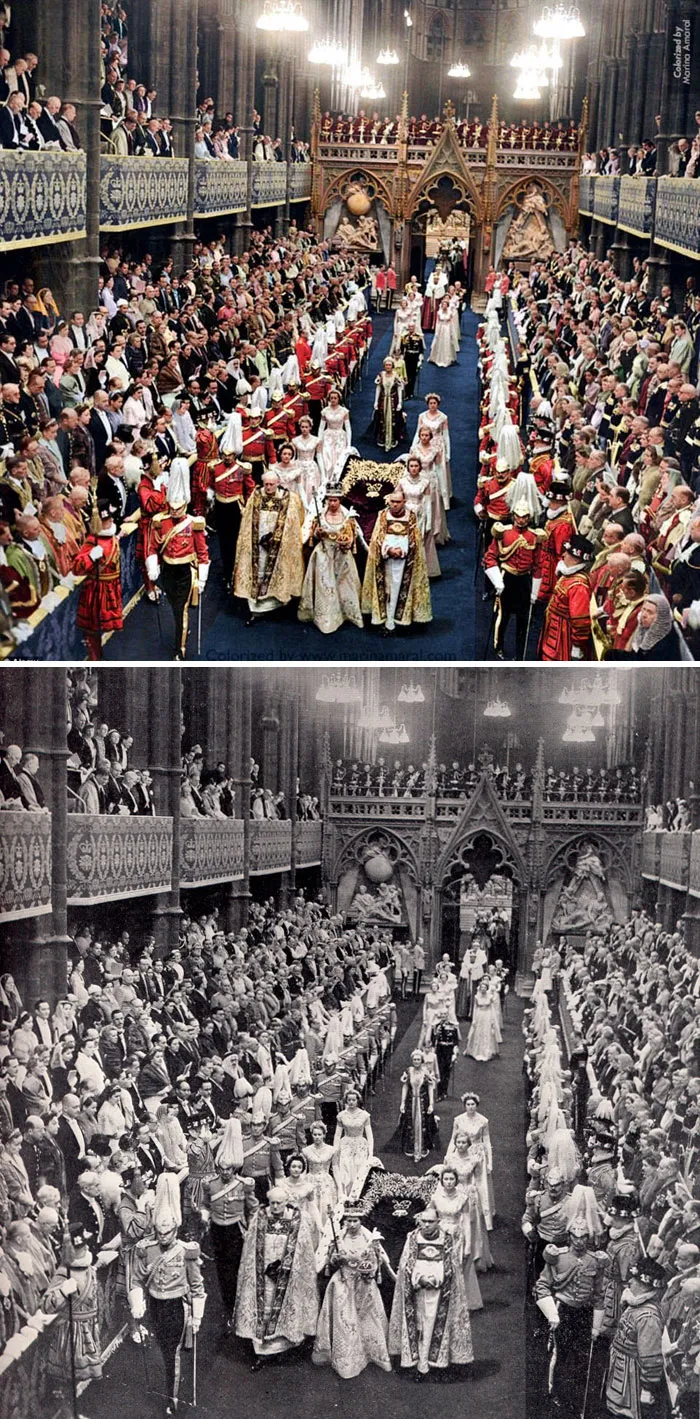 Coronación de la reina Isabel II. 2 de Junio de 1953