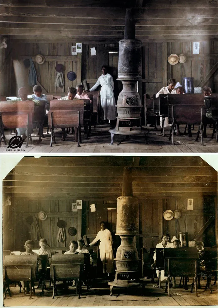School At Anthoston, Kentucky, 1916