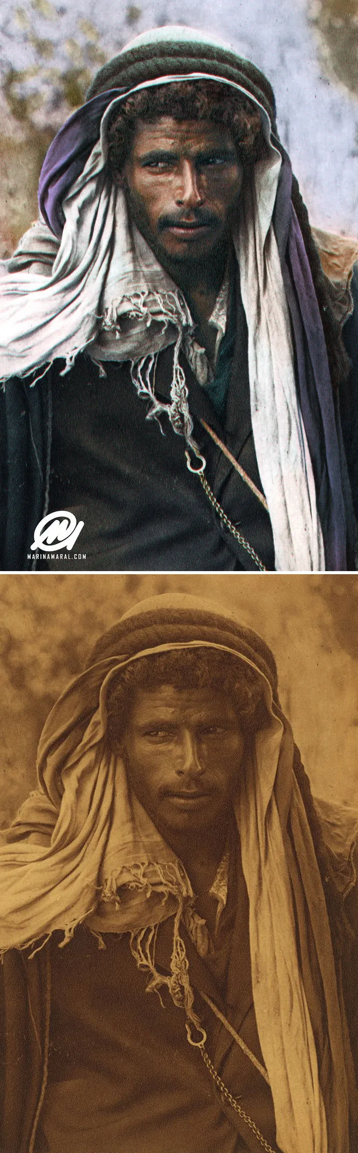 A Bedouin In His Happy Mood