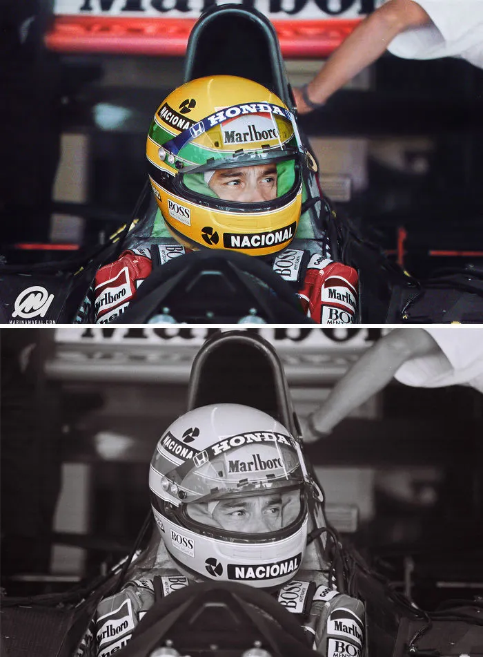 Ayrton Senna At The 1991 US Grand Prix
