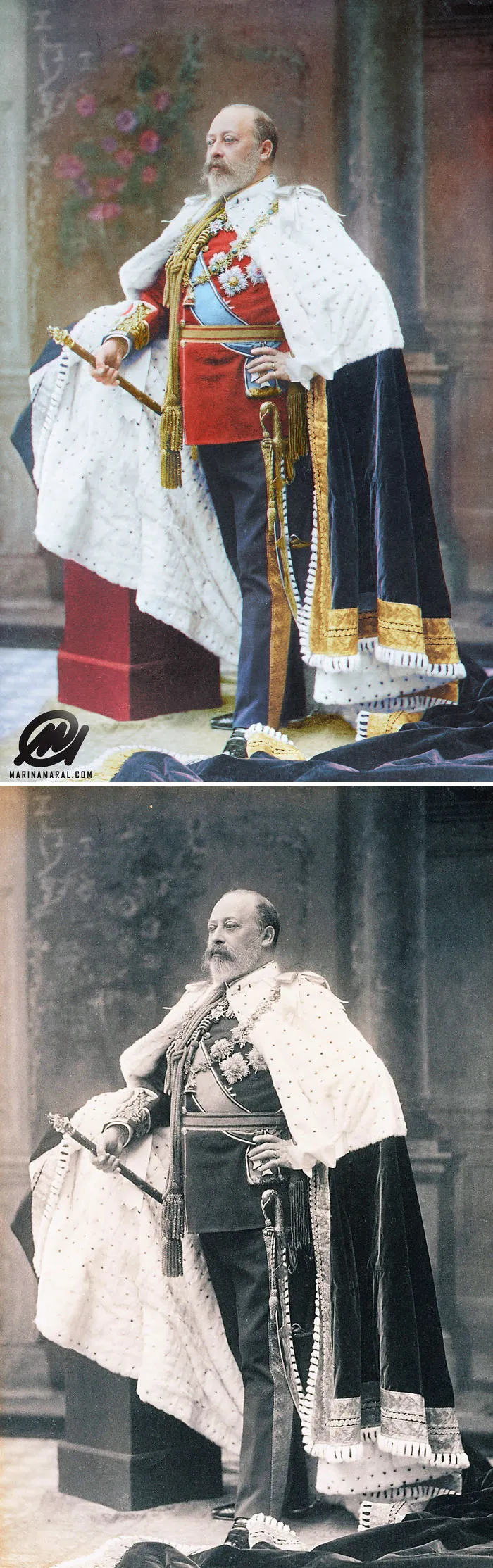 Edward VII At His Coronation, 1902