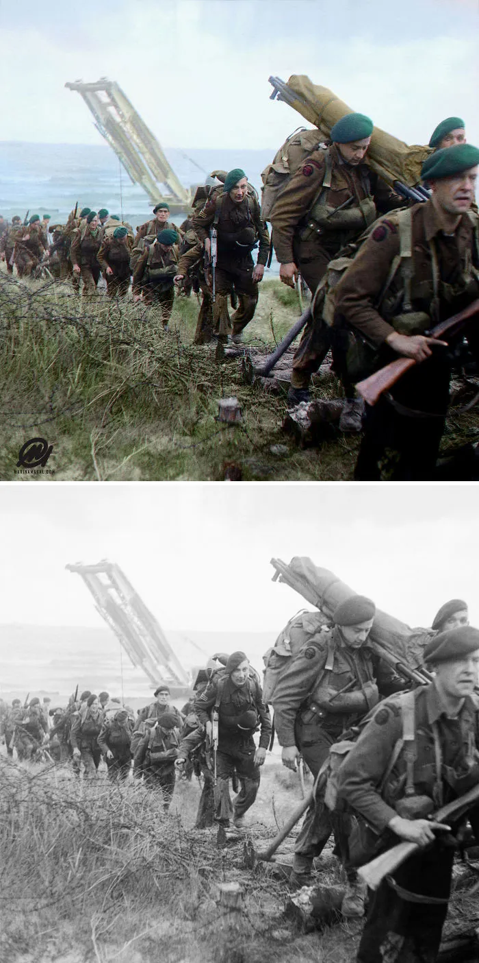 Royal Marine Commandos D Day