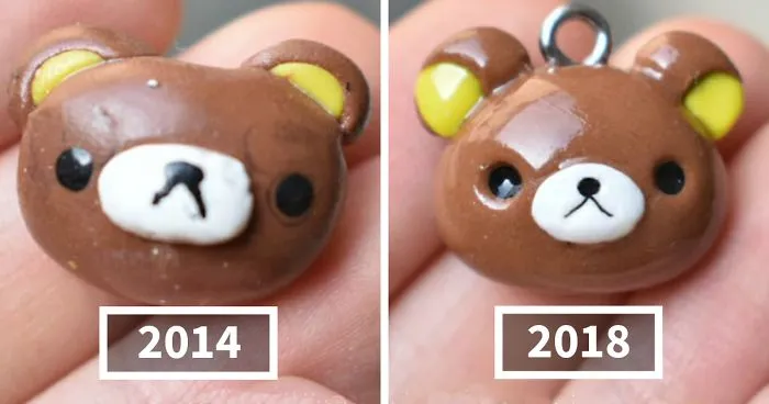 Artist Tries To Recreate Her Old Artworks, Gets Pleasantly Surprised By How Much She Has Evolved (41 Pics)