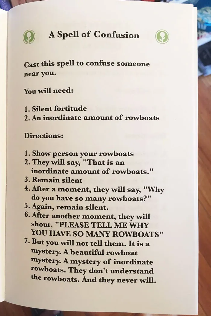 This Guy Left A Fake Book Of Spells In An Occult Shop And It's Hilarious