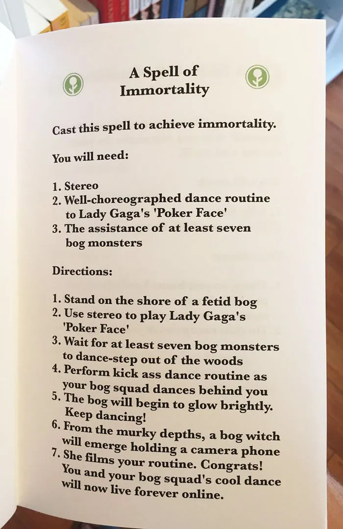 This Guy Left A Fake Book Of Spells In An Occult Shop And It's Hilarious