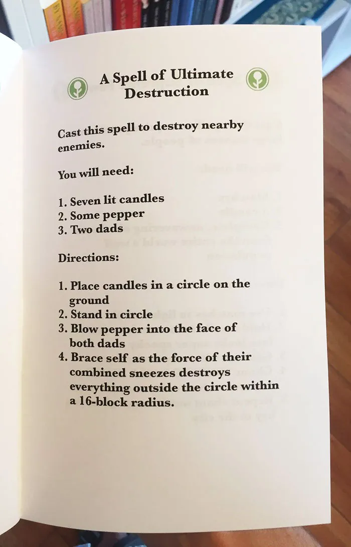 This Guy Left A Fake Book Of Spells In An Occult Shop And It's Hilarious