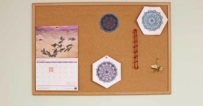 Cork-Bored? Spice Up Your Agenda With A Tile Stencil