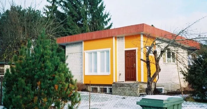 Soviet Summer Cottages In Estonia During Winter