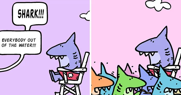 Every Week Is Shark Week At Sandshark Beach.