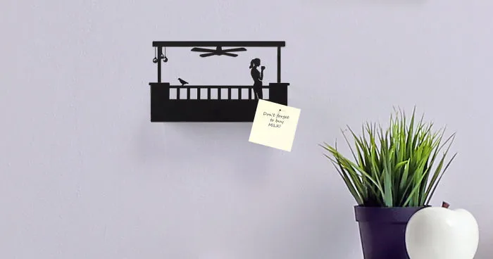 This Is Our New, Cute And Useful Product - Balcony - Wall Mount Metal Shelf For Doorways