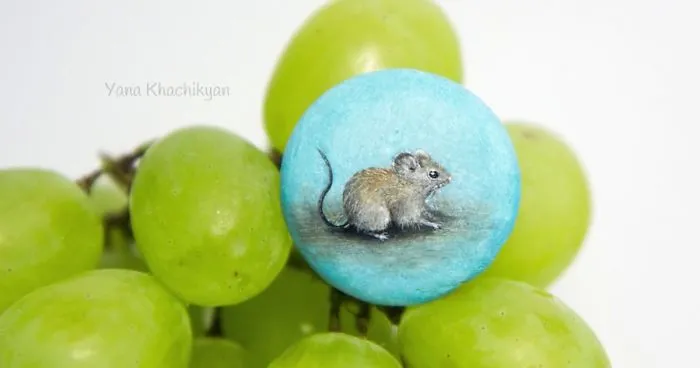 I Create Miniature Paintings Of Tiny Worlds
