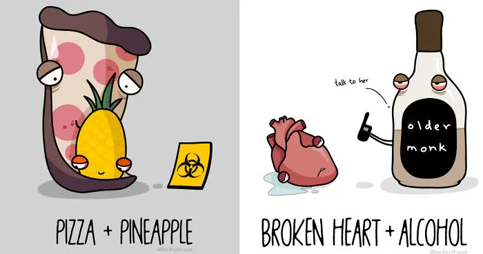 I Illustrated A Small Series Titled "Lethal Friendships" For Friendship Day