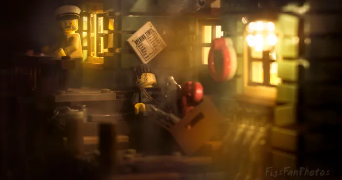 I Turned The Lego Old Fishing Store Into The Real World