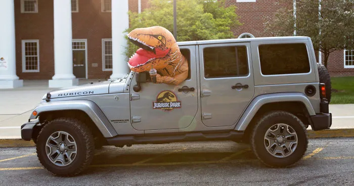 Jurassic Park Back To School Photoshoot
