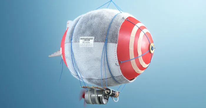 I Made This Homemade Zeppelin Animation!