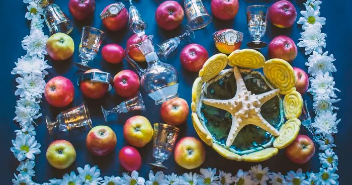 Naturmort From Above. Still-Life Photography