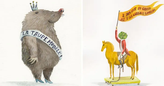 Illustrations For Every Color From "The Secret Lives Of Color" Book.