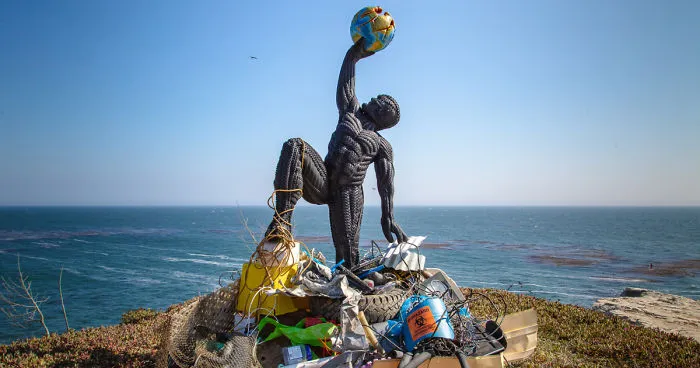 Video Of How I Created A One Of A Kind Recycled Materials Sculpture