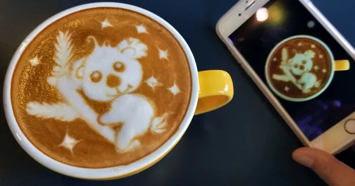 Lovely Latte Art In China Transcends The Language Barrier