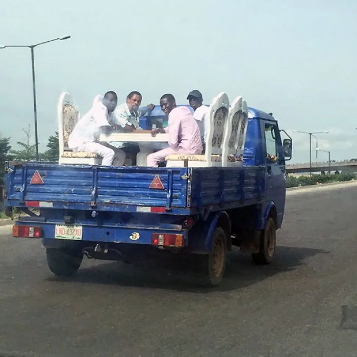 Visto en una carretera nigeriana