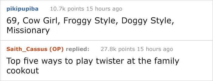 Guy Asks People To List Random Top 5 Things Without Stating The Category, And His Guesses Are Cracking Everyone Up