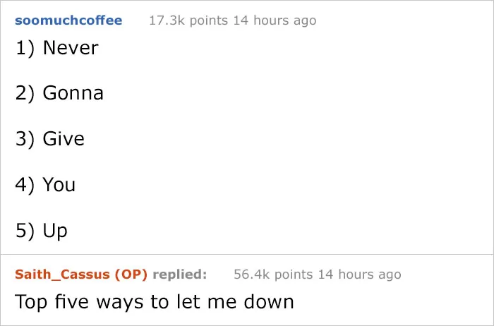 Guy Asks People To List Random Top 5 Things Without Stating The Category, And His Guesses Are Cracking Everyone Up