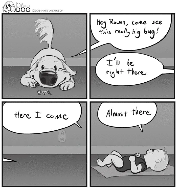 Rowan Doesn’t Move Too Great At This Point. He Really Tries Though
