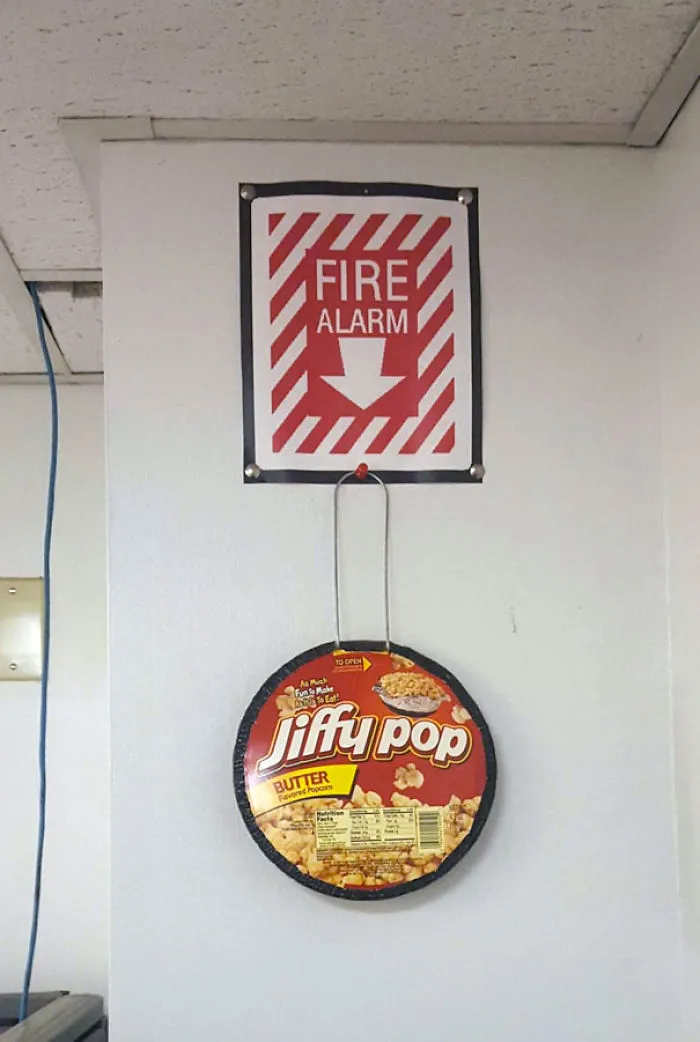 Las Palomitas De Maíz Son La Alarma Antiincendios De Mi Oficina