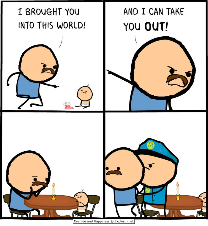 144 Brutally Hilarious Comics For People Who Like Dark Humor (Cyanide & Happiness)
