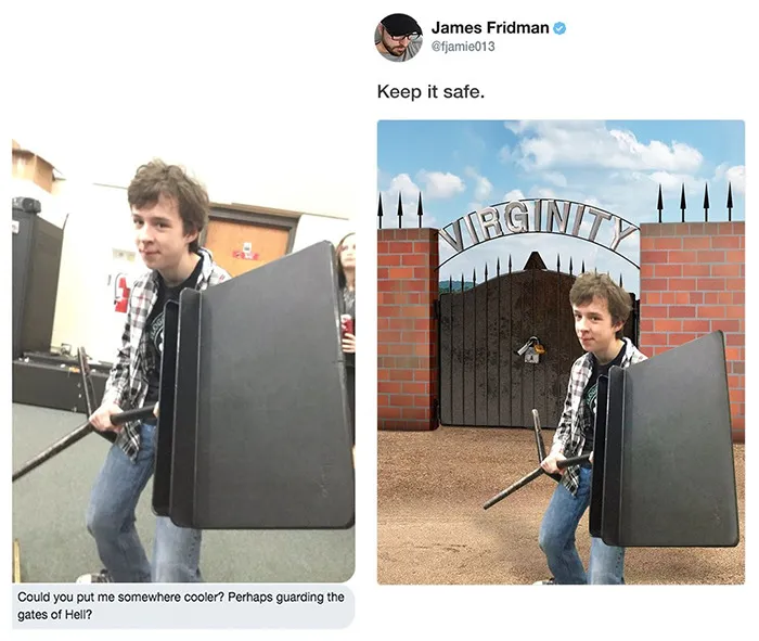 Photoshop Troll Who Takes Photo Requests Too Literally Strikes Again, And The Result Is Hilarious (21 New Pics)