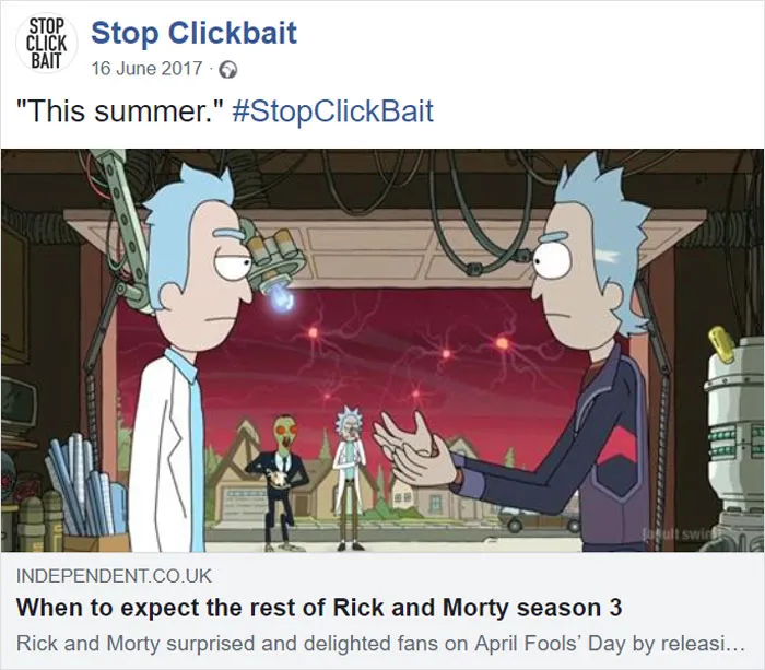 100 Times 'Stop Clickbait' Hilariously Summarized Clickbait Articles And Saved You A Click (New Pics)