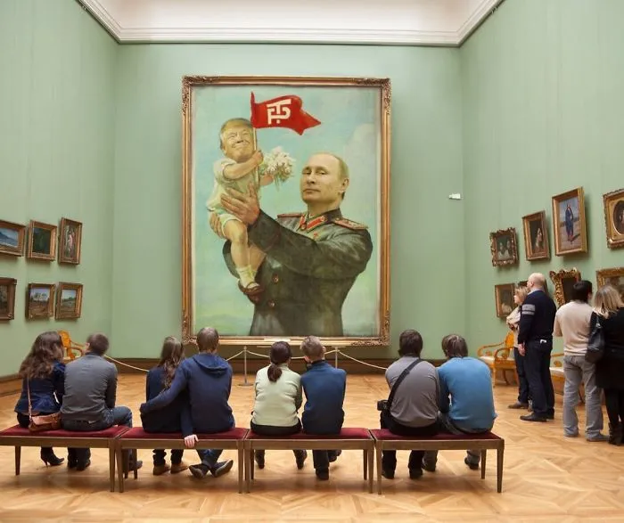 Trumps Official White House Portrait